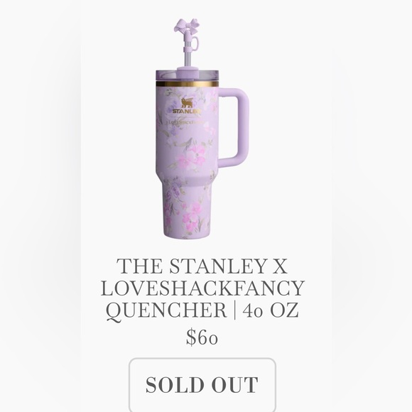 The Stanley x LoveShackFancy 40 oz Quencher - Picture 4 of 9
